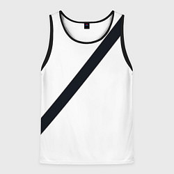 Майка-безрукавка мужская Для Автолюбителя - Ремень На Левую Сторону, цвет: 3D-черный