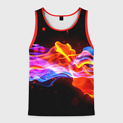 Мужская майка без рукавов Битвы огней волны