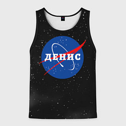 Майка-безрукавка мужская Денис Наса космос, цвет: 3D-черный