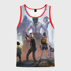Мужская майка без рукавов PUBG банда