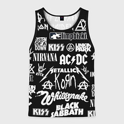 Мужская майка без рукавов Сборник тяжёлого рока