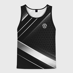 Майка-безрукавка мужская Volkswagen sign, цвет: 3D-черный