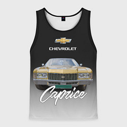 Майка-безрукавка мужская Американская машина Chevrolet Caprice 70-х годов, цвет: 3D-черный