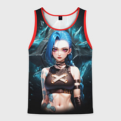Мужская майка без рукавов Jinx arcane league of legends