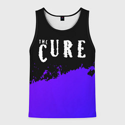 Мужская майка без рукавов The Cure purple grunge