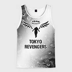 Майка-безрукавка мужская Tokyo Revengers glitch на светлом фоне, цвет: 3D-белый