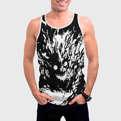 Майка-безрукавка мужская Dead inside sf, цвет: 3D-белый — фото 2