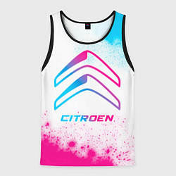 Мужская майка без рукавов Citroen neon gradient style