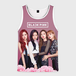 Майка-безрукавка мужская Blackpink girls, цвет: 3D-белый