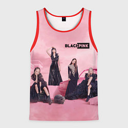 Майка-безрукавка мужская Blackpink poster, цвет: 3D-красный