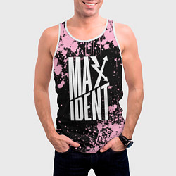 Майка-безрукавка мужская Stray kids - pink maxident, цвет: 3D-белый — фото 2