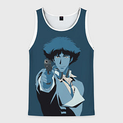 Мужская майка без рукавов Spike Spiegel blue