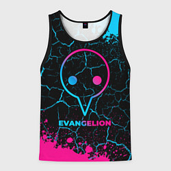 Мужская майка без рукавов Evangelion - neon gradient