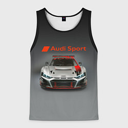 Майка-безрукавка мужская Audi sport - racing car - extreme, цвет: 3D-черный