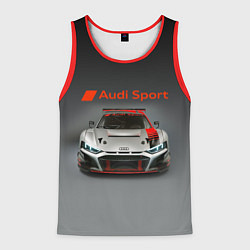 Майка-безрукавка мужская Audi sport - racing car - extreme, цвет: 3D-красный