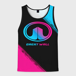 Мужская майка без рукавов Great Wall - neon gradient