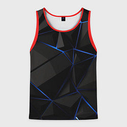 Мужская майка без рукавов Black blue style