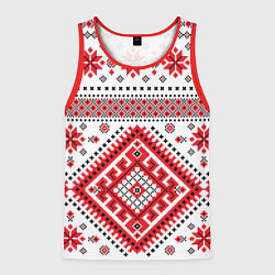 Мужская майка без рукавов Удмуртская роспись