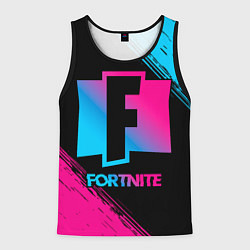 Мужская майка без рукавов Fortnite - neon gradient