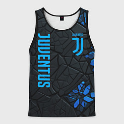 Майка-безрукавка мужская Juventus logo, цвет: 3D-черный