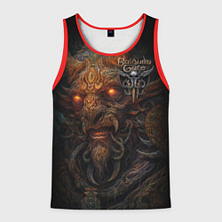 Мужская майка без рукавов Baldurs Gate 3 logo demon