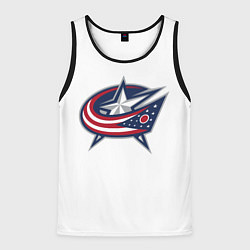 Майка-безрукавка мужская Columbus blue jackets - Sergey Bobrovsky, цвет: 3D-черный