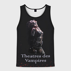 Майка-безрукавка мужская Theatres des Vampires Sonya Scarlet, цвет: 3D-черный