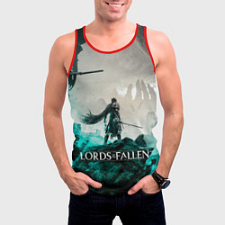 Майка-безрукавка мужская Герой Lords of the fallen, цвет: 3D-красный — фото 2