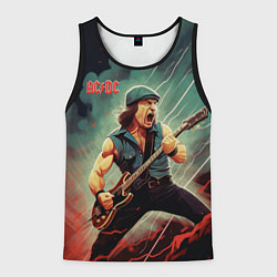 Мужская майка без рукавов AC DC rock
