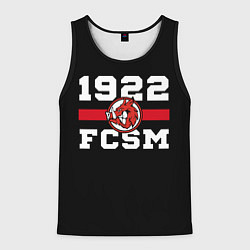 Майка-безрукавка мужская 1922 FCSM, цвет: 3D-черный