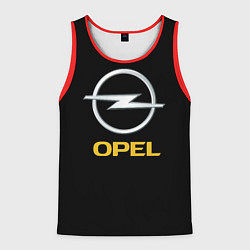 Майка-безрукавка мужская Opel sport car, цвет: 3D-красный