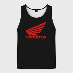 Майка-безрукавка мужская Honda sportcar, цвет: 3D-черный