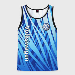 Мужская майка без рукавов Volkswagen - синий камуфляж