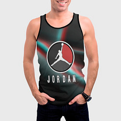 Майка-безрукавка мужская Nba jordan sport, цвет: 3D-черный — фото 2