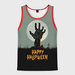Мужская майка без рукавов Halloween - рука мертвеца
