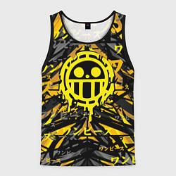 Майка-безрукавка мужская One Piece Trafalgar symbol, цвет: 3D-черный