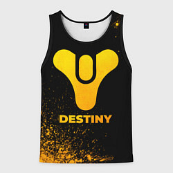 Мужская майка без рукавов Destiny - gold gradient