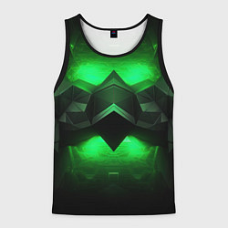 Мужская майка без рукавов Абстрактное царство зелени