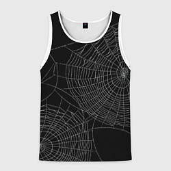 Мужская майка без рукавов Spider паутина