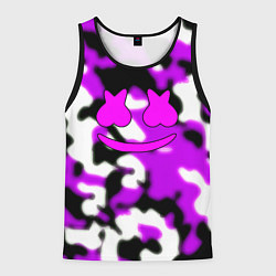 Мужская майка без рукавов Marshmello camo