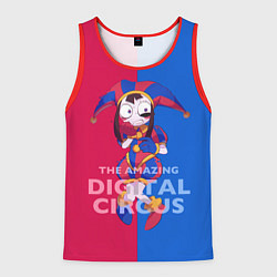 Майка-безрукавка мужская Помни в ужасе The amazing digital circus, цвет: 3D-красный