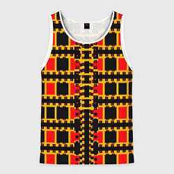 Мужская майка без рукавов Королевские квадраты