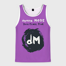 Майка-безрукавка мужская Depeche Mode devotional tour, цвет: 3D-белый