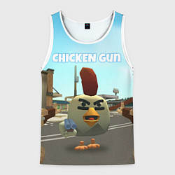 Мужская майка без рукавов Chicken Gun - shooter