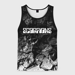 Мужская майка без рукавов Scorpions black graphite