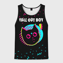 Мужская майка без рукавов Fall Out Boy - rock star cat