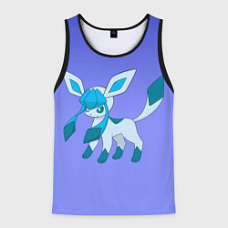 Майка-безрукавка мужская Glaceon Pokemon, цвет: 3D-черный