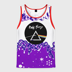 Мужская майка без рукавов Pink floyd violet splash