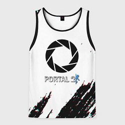 Мужская майка без рукавов Portal 2 краски валв