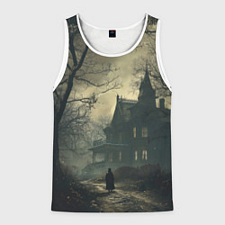 Майка-безрукавка мужская Alone in the Dark, цвет: 3D-белый